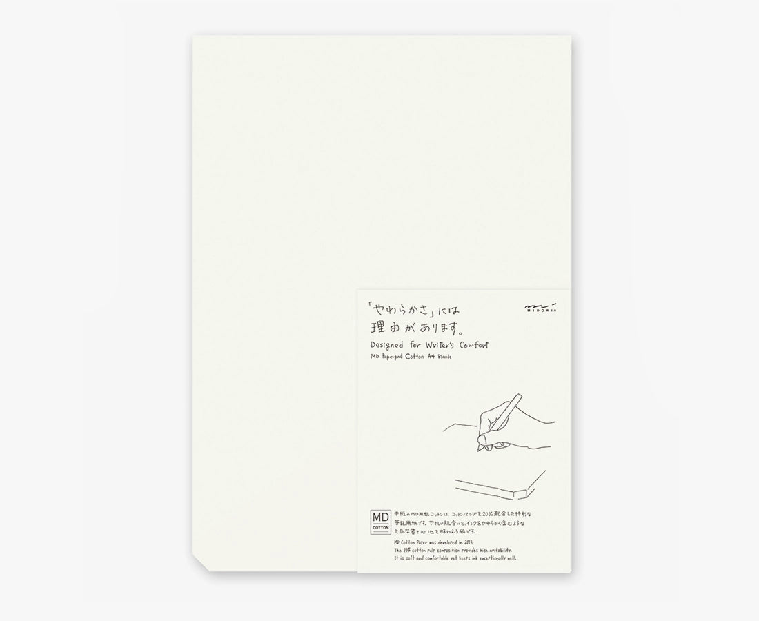 MD Note Pad Cotton A4
