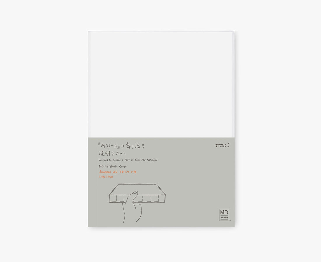 Midori Codex Notebook Journal A5 (1 day 1 page) Clear Cover