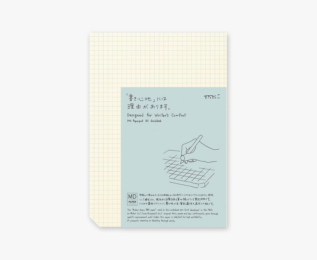 MD Note Paper Pad A5 Grid