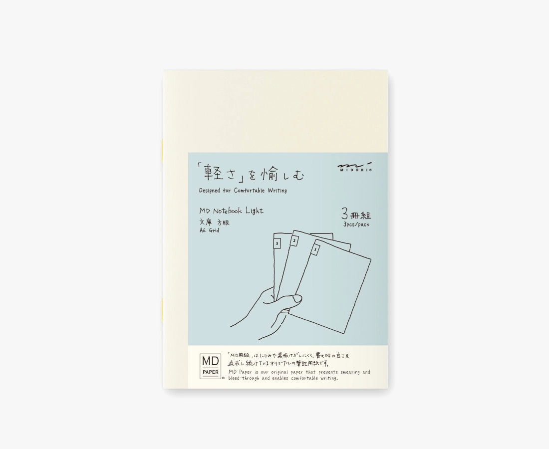 MD Notebook Light A6 Grid