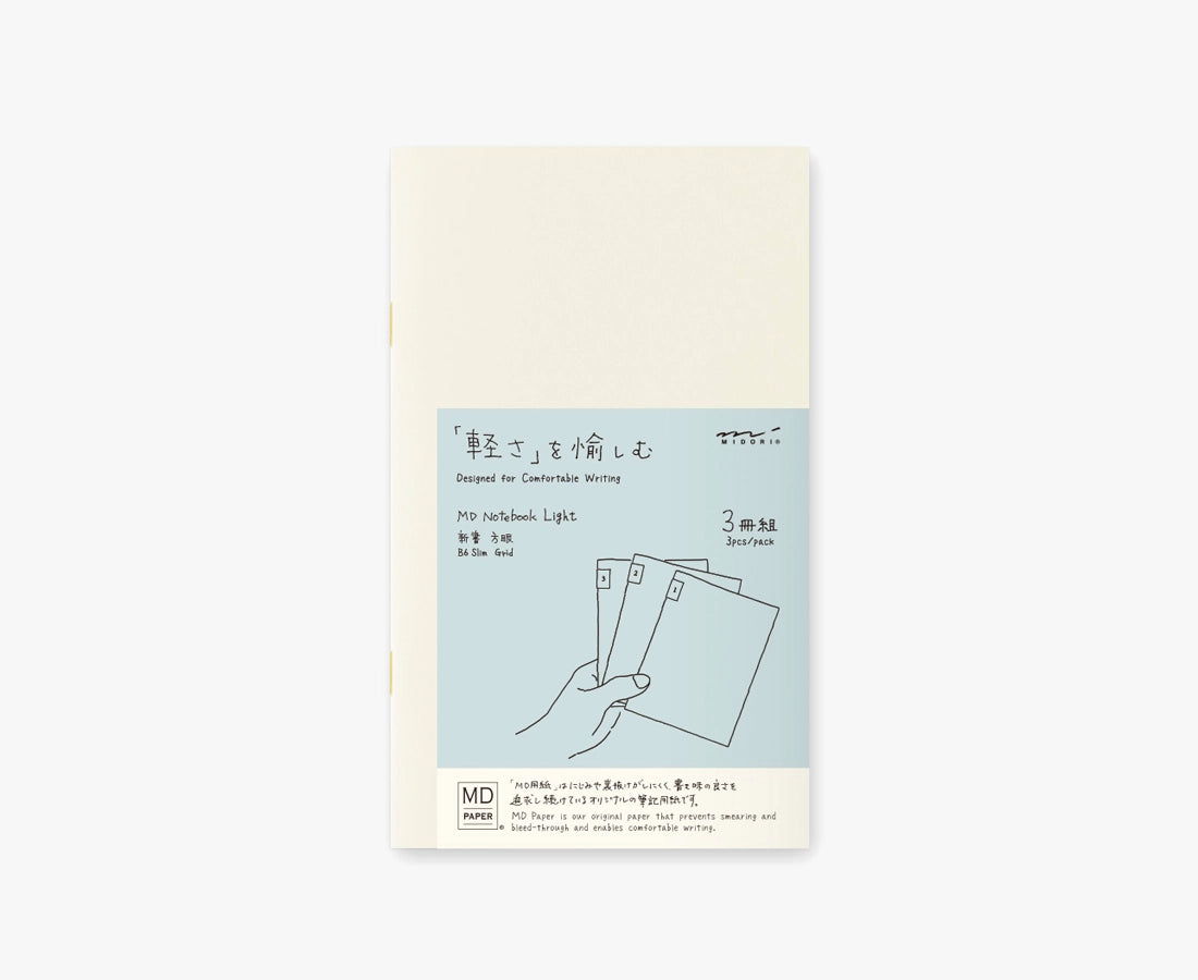 MD Notebook Light B6 Slim Grid
