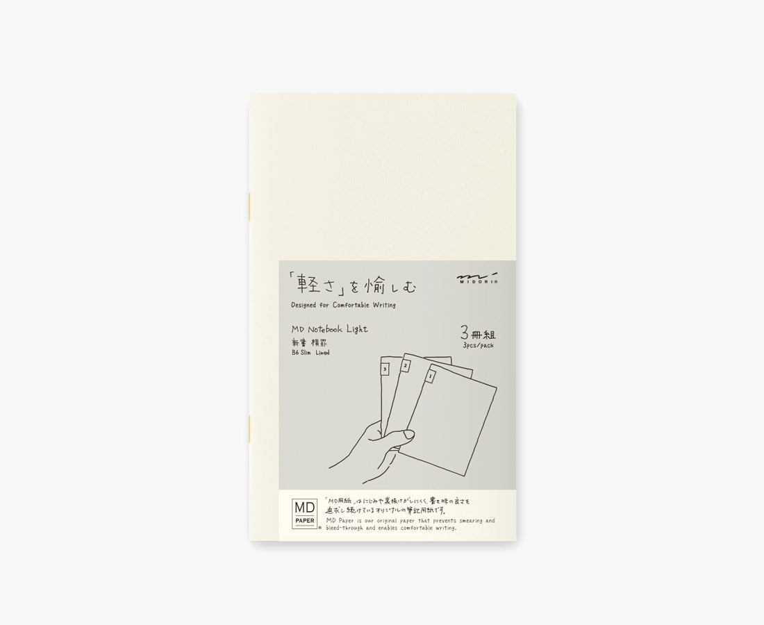 MD Notebook Light B6 Slim Lined