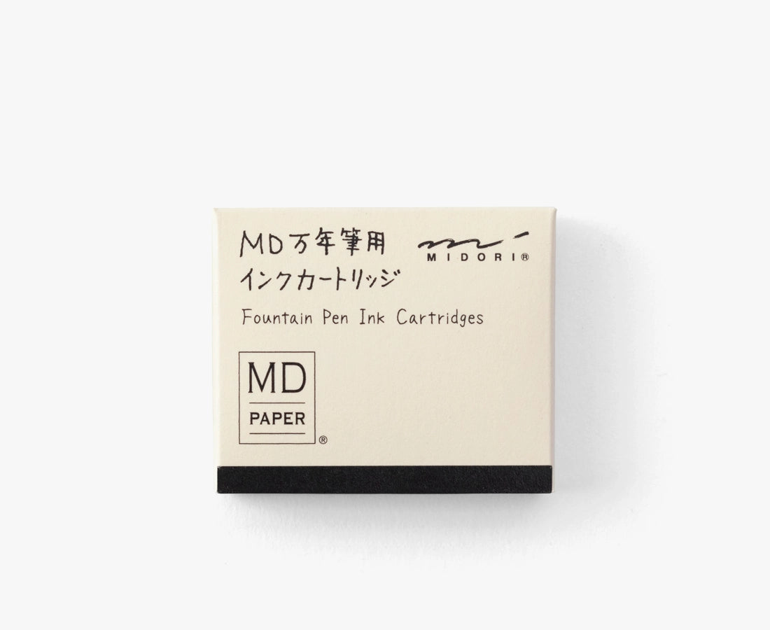 MD Fountain Pen Replacement Ink Cartridges Black