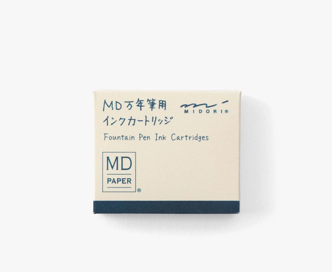 MD Fountain Pen Replacement Ink Cartridges Blue