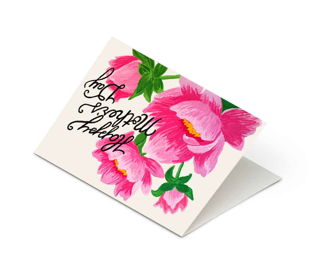 Slightly Stationery - 'Happy Mother's Day Flowers' Card