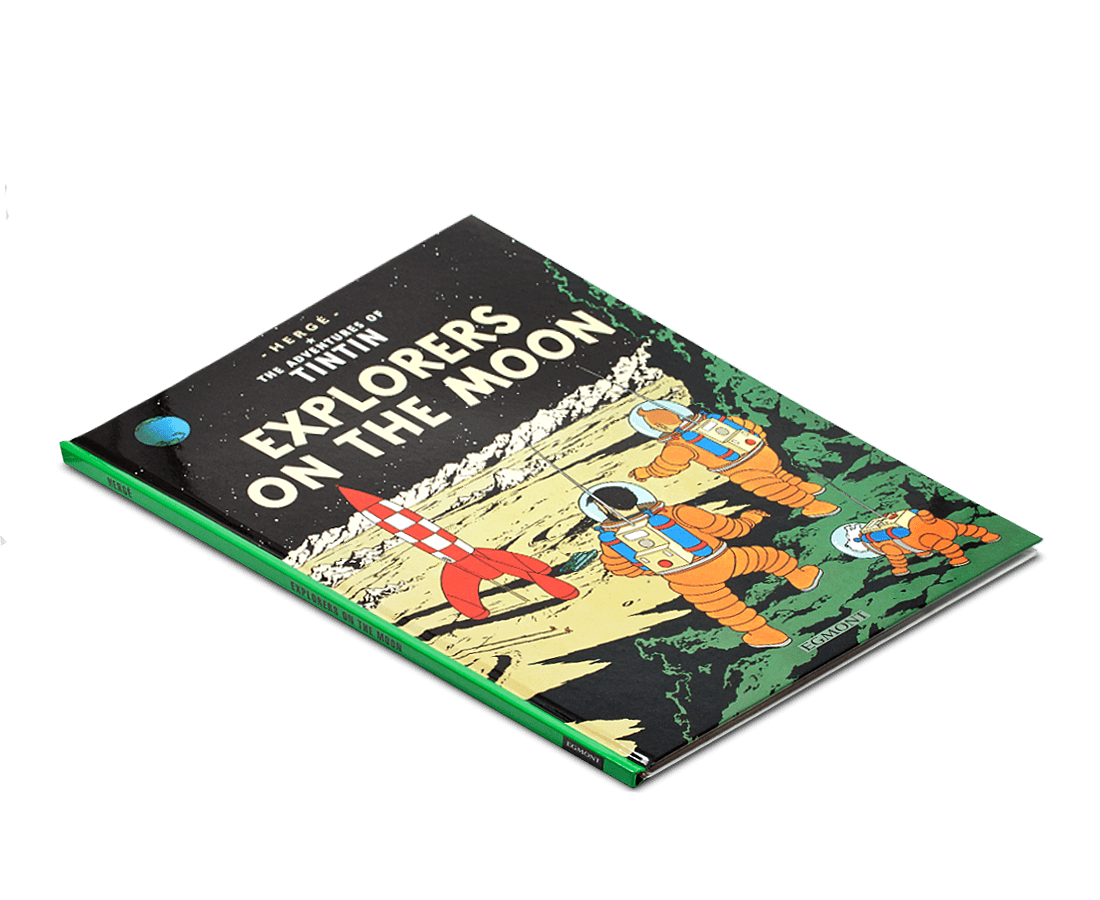 Moulinsart Tintin Hardcover The Adventures of Tintin: Explorers on the Moon