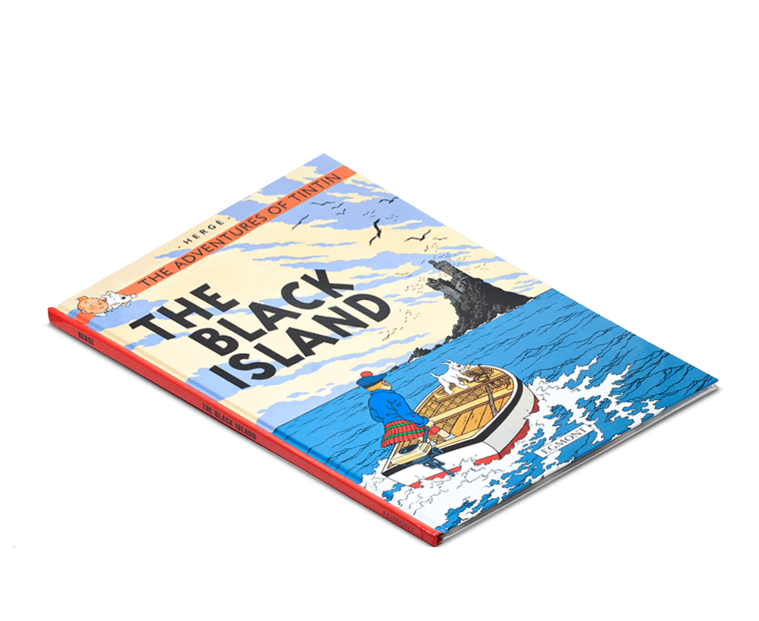 Moulinsart Tintin Hardcover The Adventures of Tintin: The Black Island