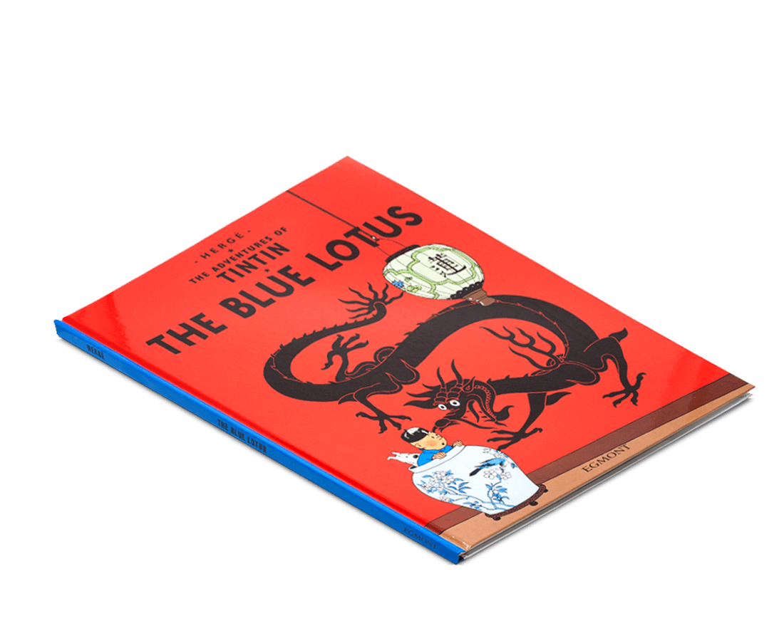 Moulinsart Tintin Hardcover The Adventures of Tintin: The Blue Lotus