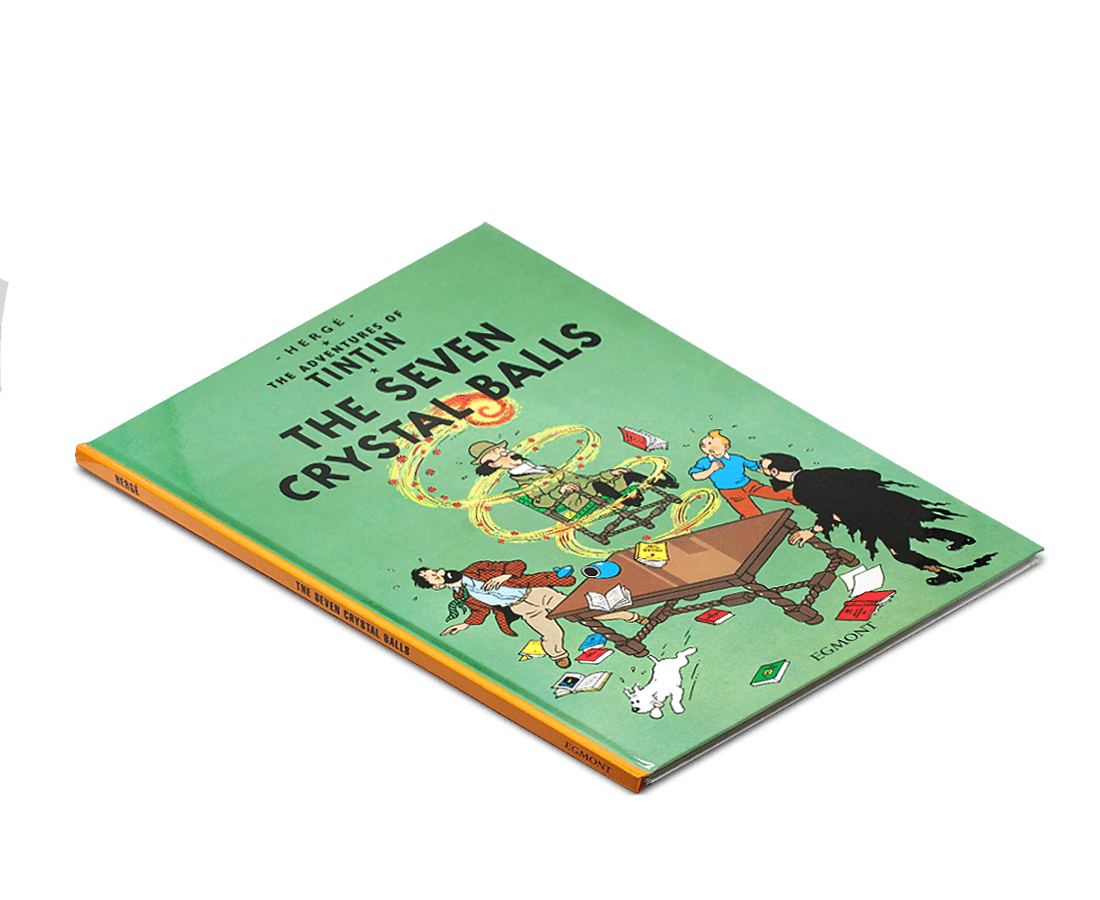 Moulinsart Tintin Hardcover The Adventures of Tintin: The Seven Crystal Balls