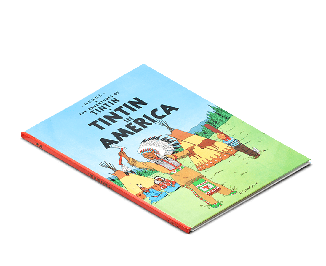 Moulinsart Tintin Hardcover The Adventures of Tintin: Tintin in America