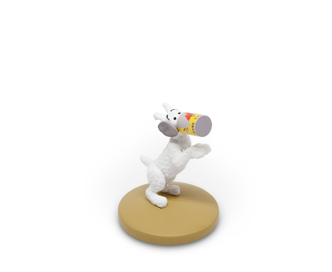 Moulinsart Tintin Snowy & Crab Can resin figurine