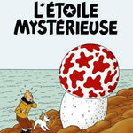 Moulinsart Tintin The Adventures of Tintin: L'Étoile Mystérieuse Poster in French. 50x70cm