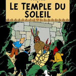 Moulinsart Tintin The Adventures of Tintin: Le Temple du Soleil Poster in French. 50x70cm
