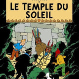 Moulinsart Tintin The Adventures of Tintin: Le Temple du Soleil Poster in French. 50x70cm