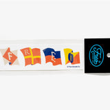 'F R E O' Nautical Maritime Signal Bumper Sticker