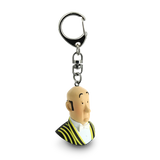 Nestor Bust Keyring. Moulinsart. Compendium Design Store. AfterPay, ZipPay accepted.