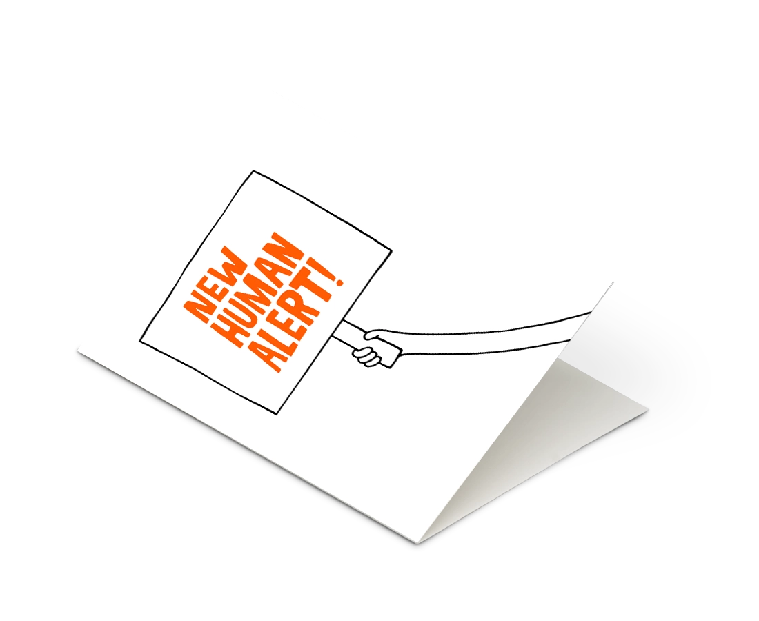 Ashkhan - 'New Human Alert!' Card