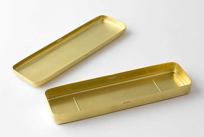 Traveler's Company Japan brass pen case. Traveler's Company Japan. Compendium Design Store. AfterPay, ZipPay accepted.