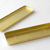 Traveler's Company Japan brass pen case. Traveler's Company Japan. Compendium Design Store. AfterPay, ZipPay accepted.