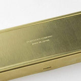 Traveler's Company Japan brass pen case. Traveler's Company Japan. Compendium Design Store. AfterPay, ZipPay accepted.