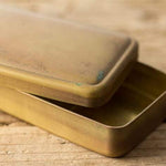 Traveler's Company Japan brass pen case. Traveler's Company Japan. Compendium Design Store. AfterPay, ZipPay accepted.