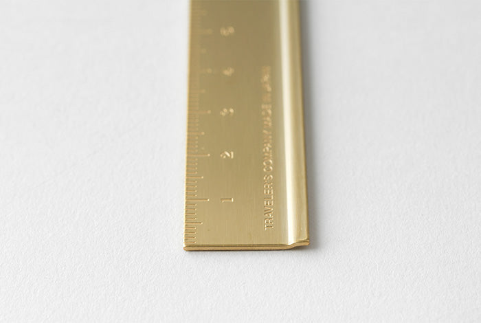 Travelers Company Japan Brass Ruler