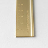Travelers Company Japan Brass Ruler