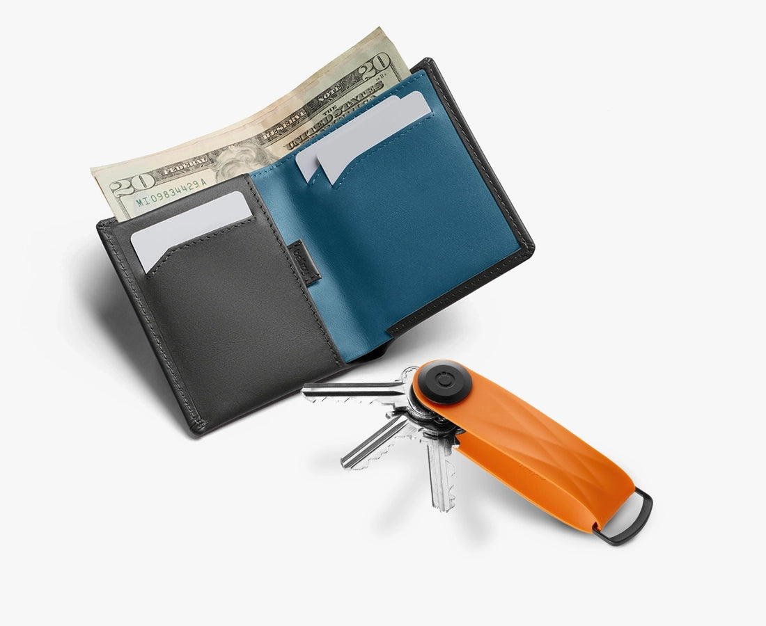 Note Sleeve Wallet + Active Key Organiser Bundle