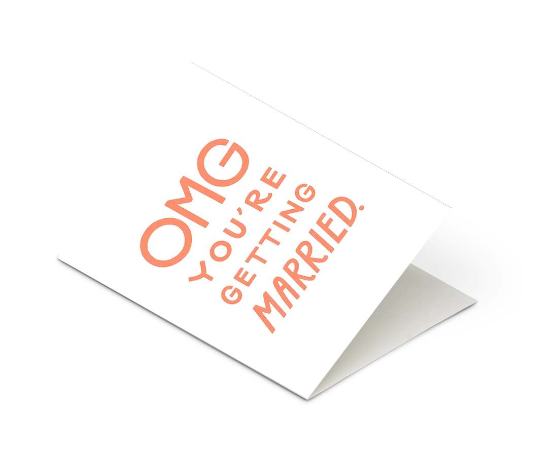 Odd Daughter - 'OMG Getting Married' Card