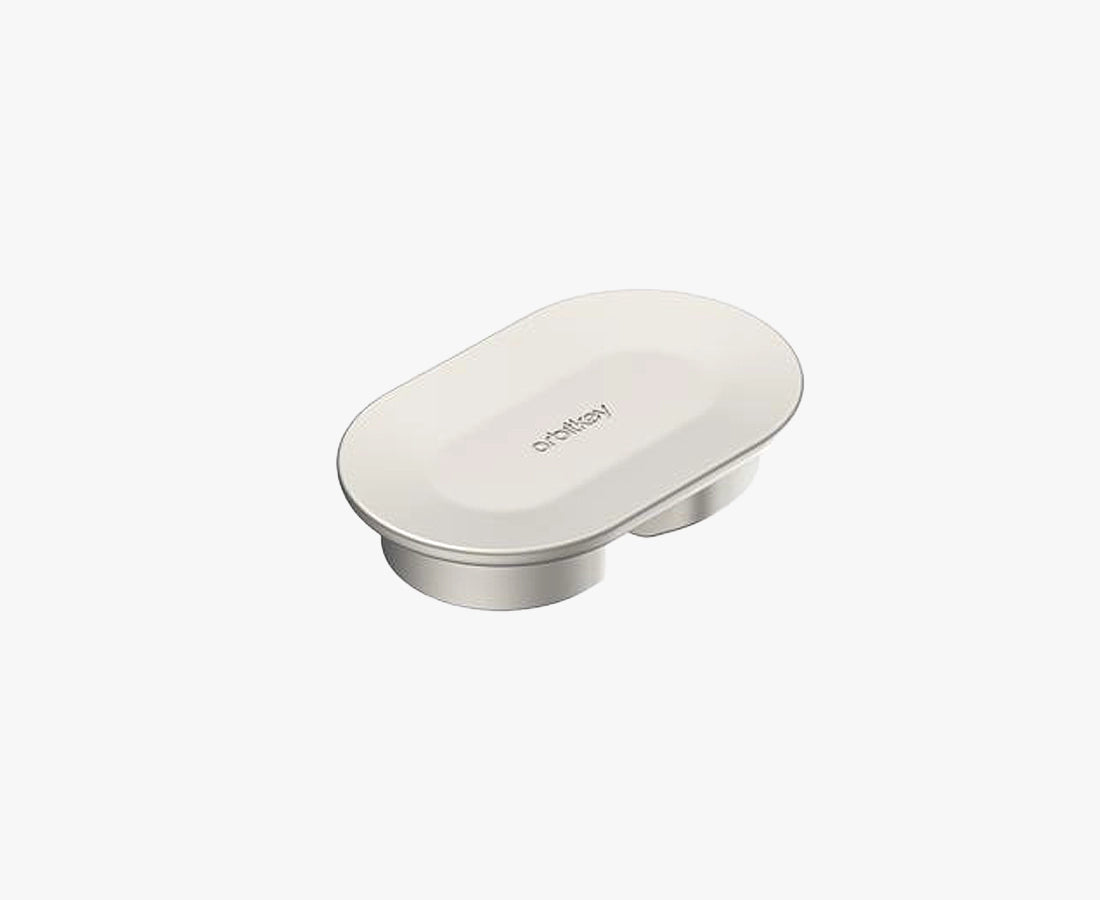 Orbitkey Desk Mat Cable Holder Silver