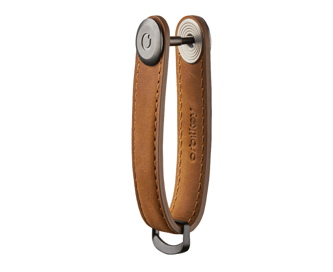 Orbitkey Key Organiser Crazy Horse Leather Edition Chestnut Brown