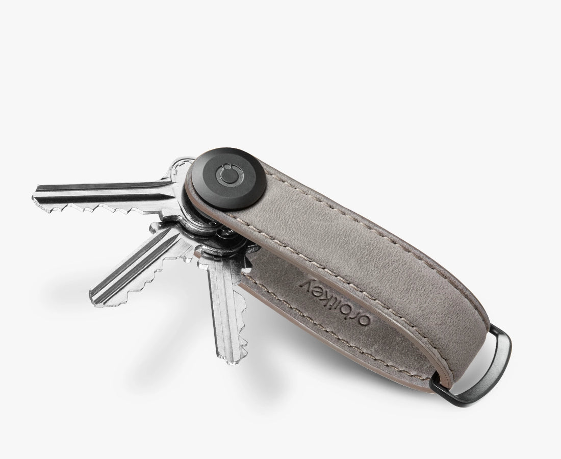 Orbitkey Key Organiser Crazy Horse Leather Edition Driftwood