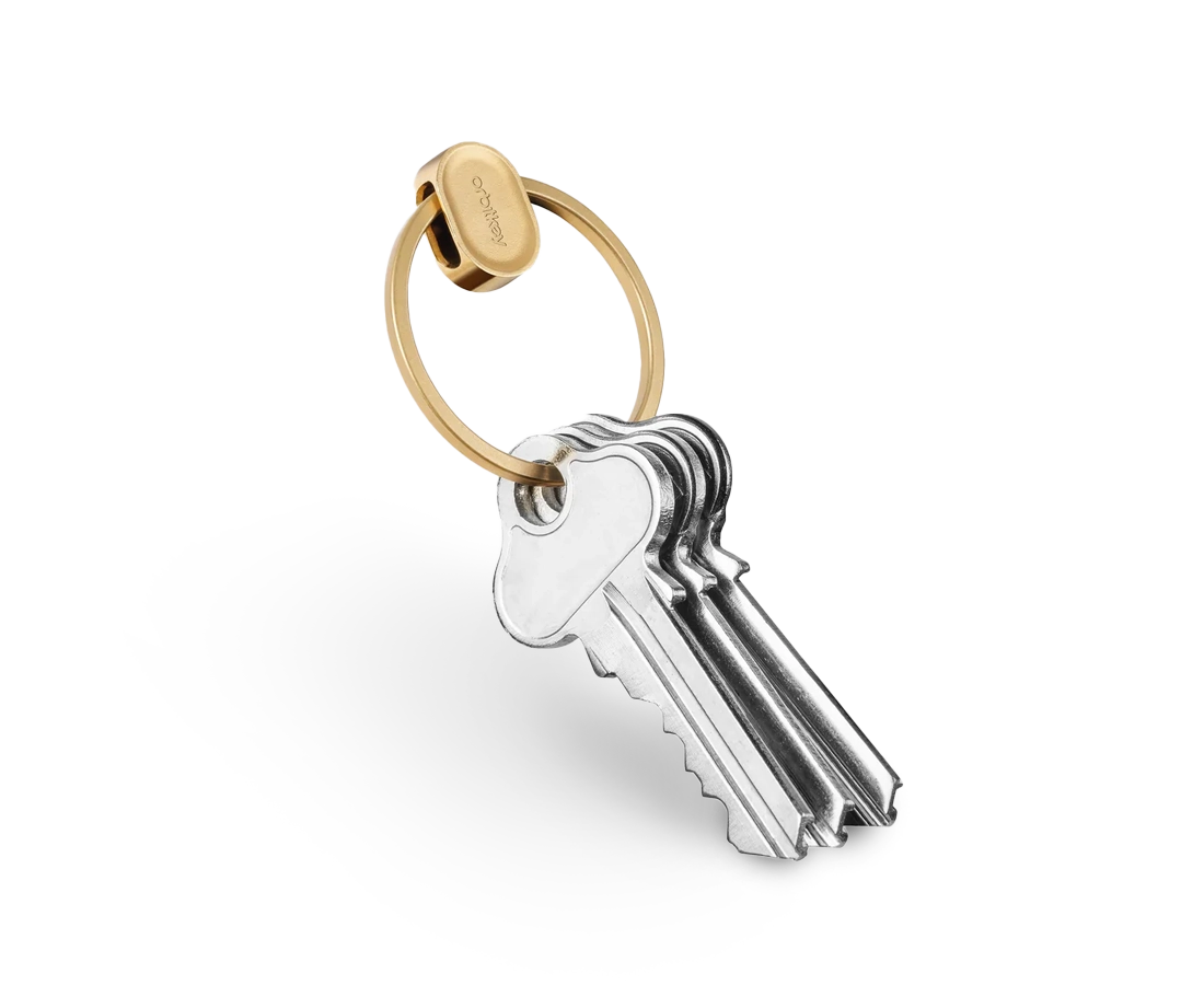 Orbitkey Key Organiser Ring (Second Edition) Yellow Gold