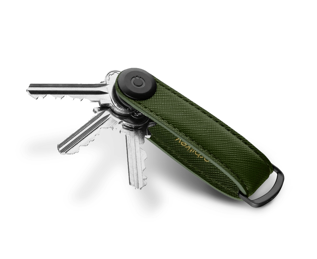Orbitkey Key Organiser Saffiano Edition Olive