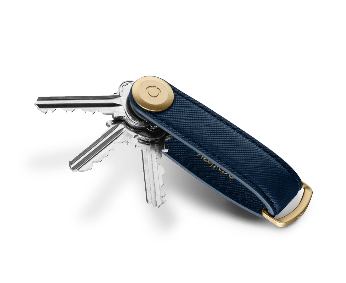 Orbitkey Key Organiser Saffiano Edition Oxford Navy