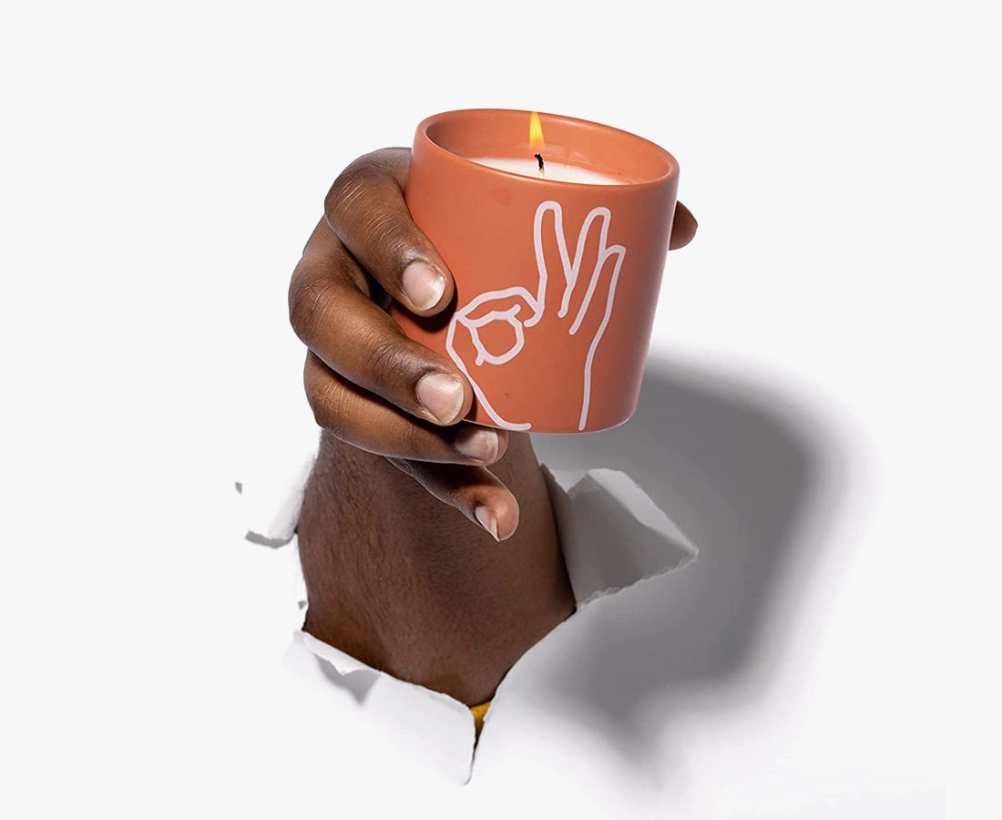 Impressions Candle 'It's OK' Rosewater & Santal 5.75oz