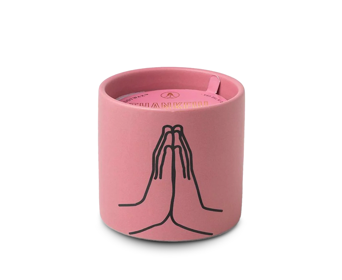 Impressions Candle "Thankful For You" Violet Vanilla 5.75oz