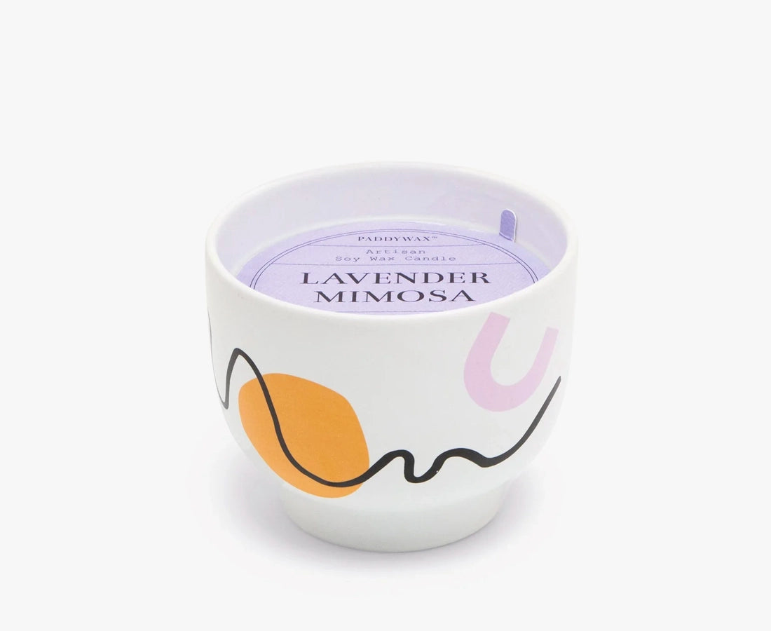 Wabi Sabi Lavender Mimosa Candle 12oz