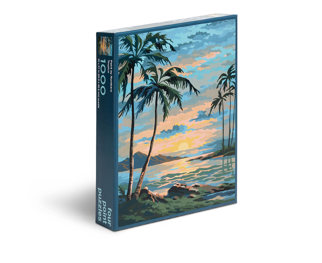 Paint By Numbers · Tropics · 1000 Piece Puzzle