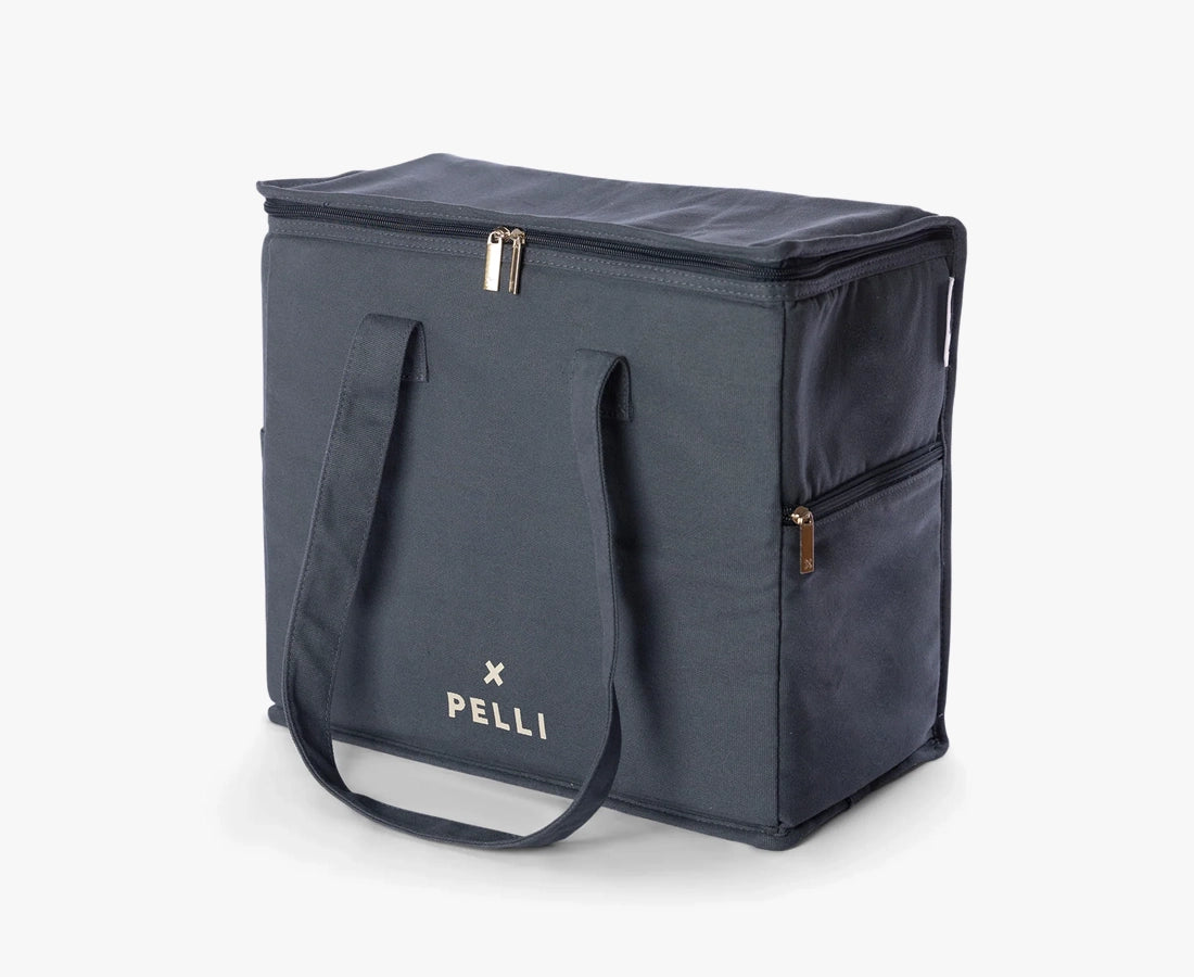 Pelli 'Chill Homie' Large Cooler Bag (Canvas) Storm Blue