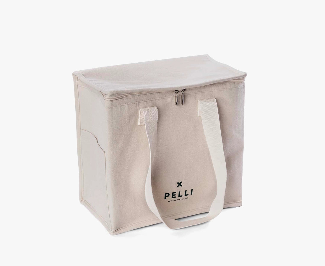 Pelli 'Ok Chill' Medium Cooler Bag Canvas Calico