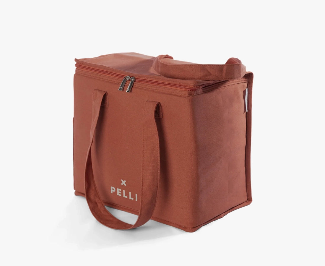 Pelli 'Ok Chill' Medium Cooler Bag Canvas Clay