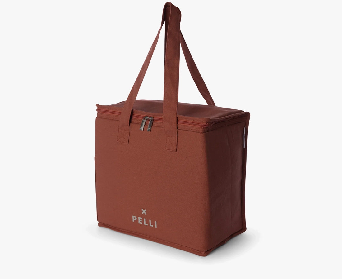 Pelli 'Ok Chill' Medium Cooler Bag Canvas Clay