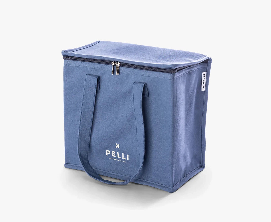 Pelli 'Ok Chill' Medium Cooler Bag Canvas Ocean
