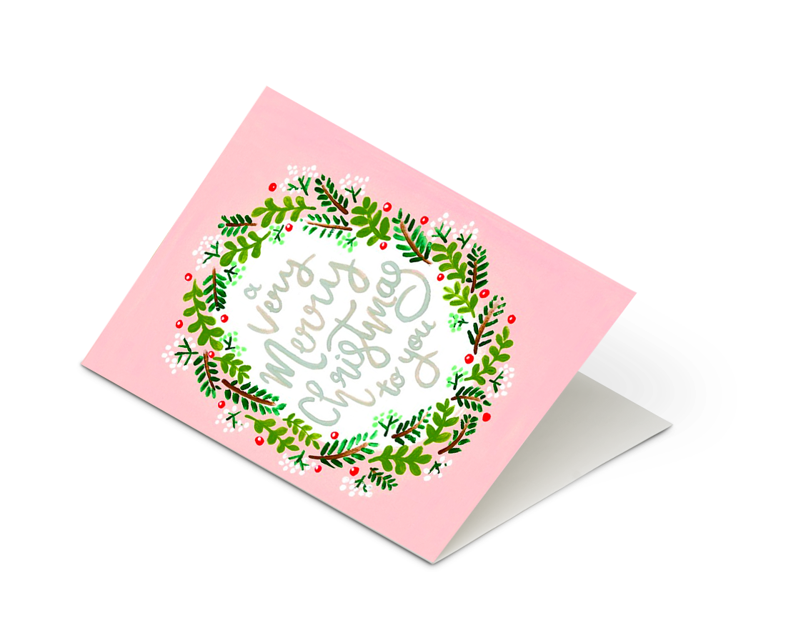 Jade Fisher - 'Merry Christmas (Pippi)' Card