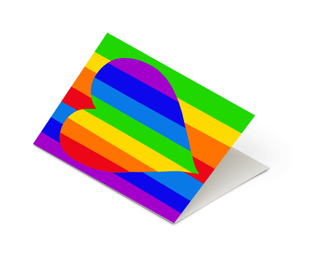 Ashkahn - 'Rainbow Heart' Card