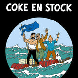 The Adventures of Tintin: Coke en Stock Poster in French. 50x70cm. Moulinsart. Compendium Design Store. AfterPay, ZipPay accepted.