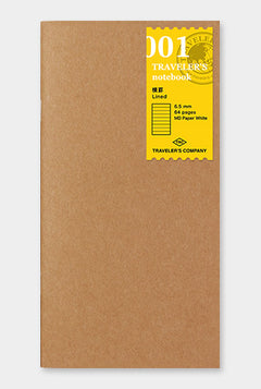 001 Lined Notebook