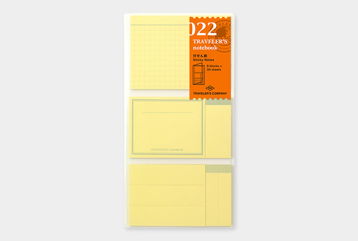 022 Refill Sticky Memo Pad