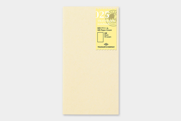 025 Traveller's Notebook MD Paper Cream Refill